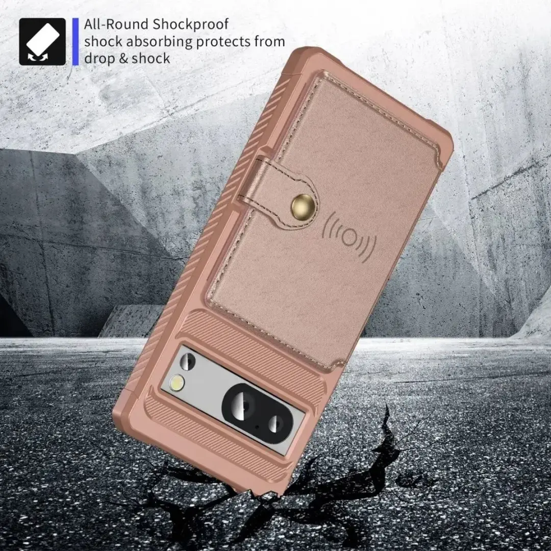 Selected Portemonnee Hoesje Google Pixel 8 Pro - Roze