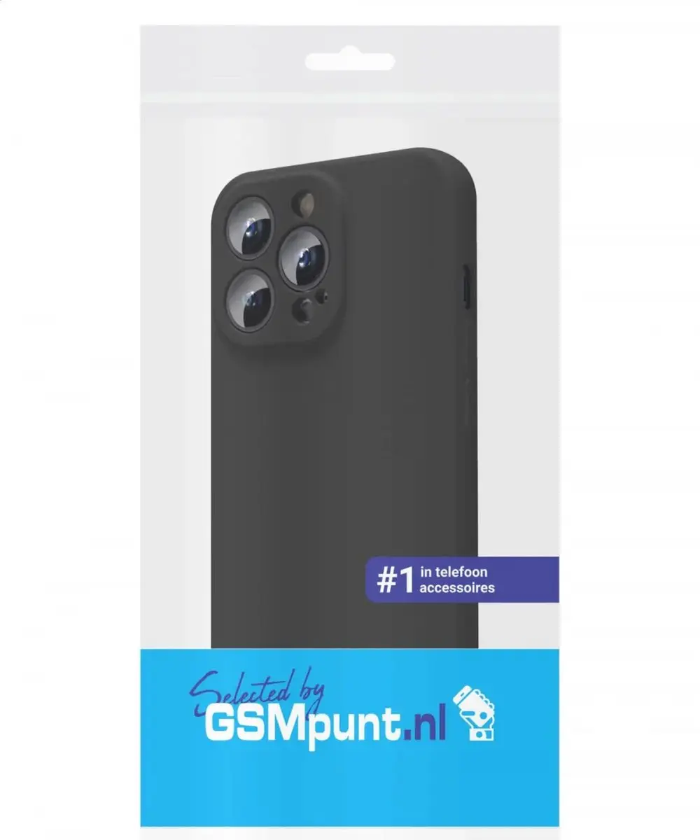Selected Hoesje iPhone 13 Pro Back Cover - Zwart