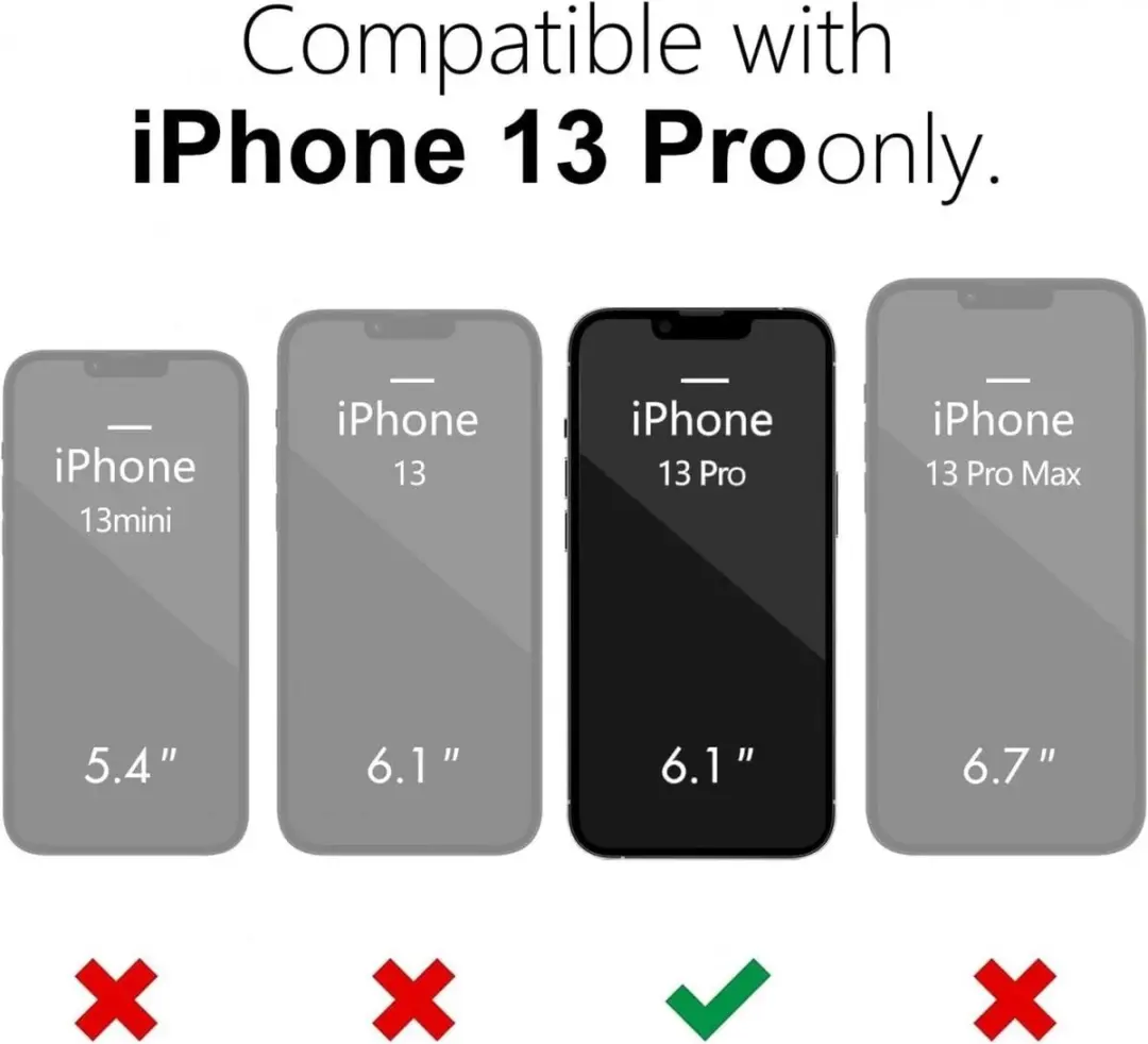 Selected Hoesje iPhone 13 Pro Back Cover - Zwart