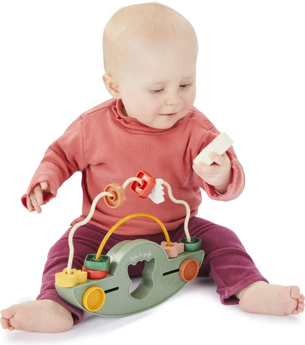 Sophie la Girafe Speelgoedset - Schommelend Kralenrek 010348 - Groen