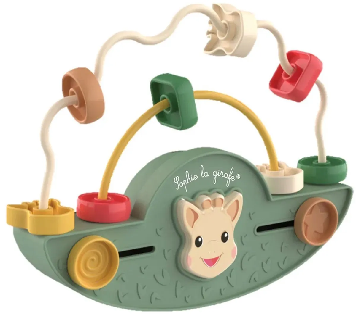 Sophie la Girafe Speelgoedset - Schommelend Kralenrek 010348 - Groen
