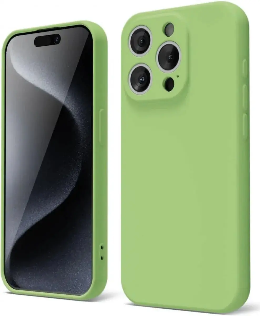 Selected Hoesje iPhone 15 Pro Groen