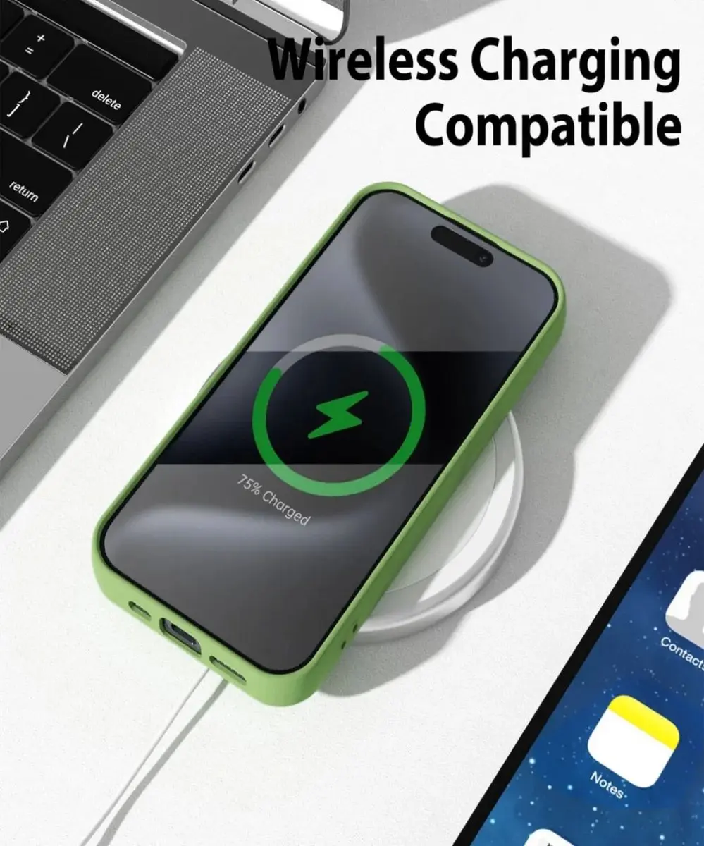 Selected Hoesje iPhone 15 Pro Groen - Dun TPU