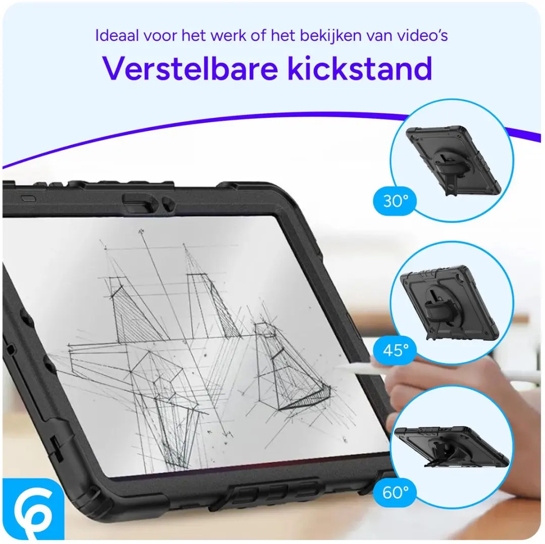 Selected Hoes iPad Air 4 10.9 2020/2022 - Zwart