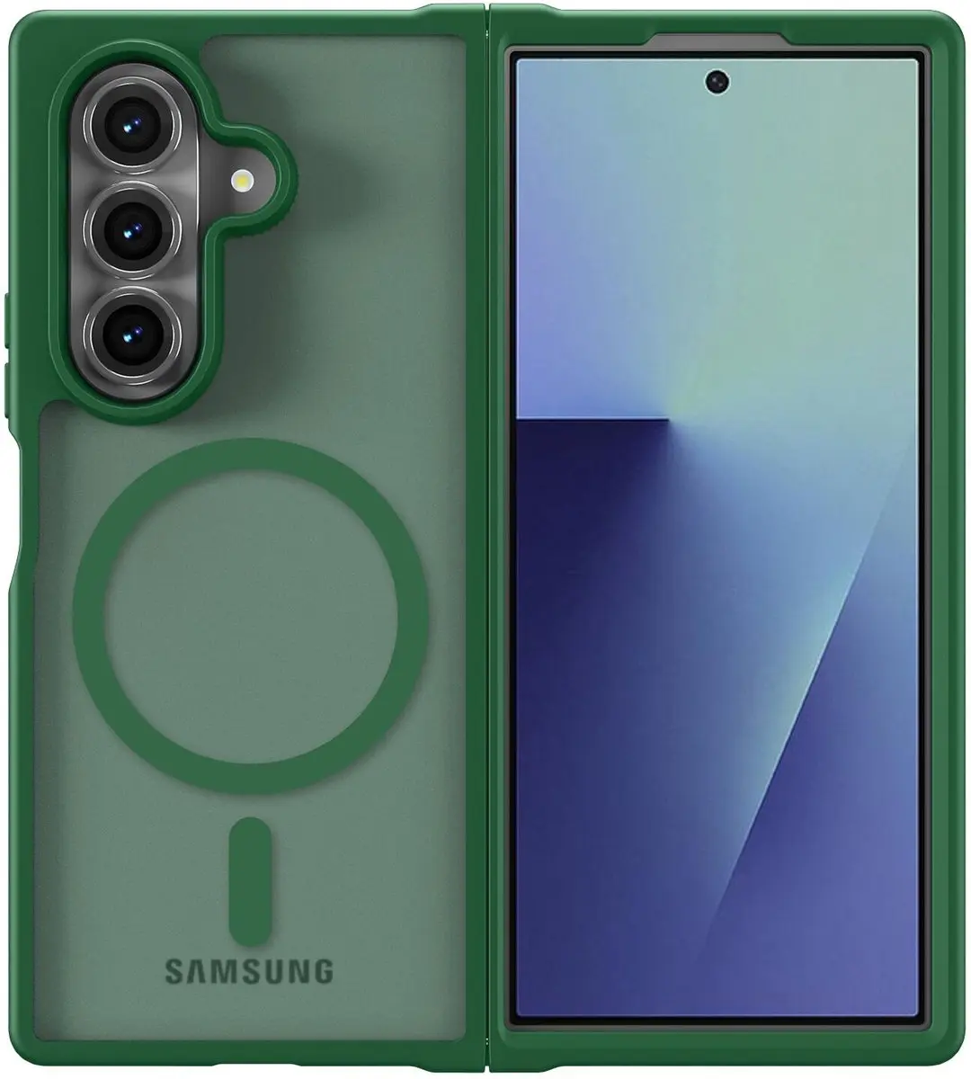 Selected Hoesje Samsung Galaxy Z Fold 7 MagSafe Groen