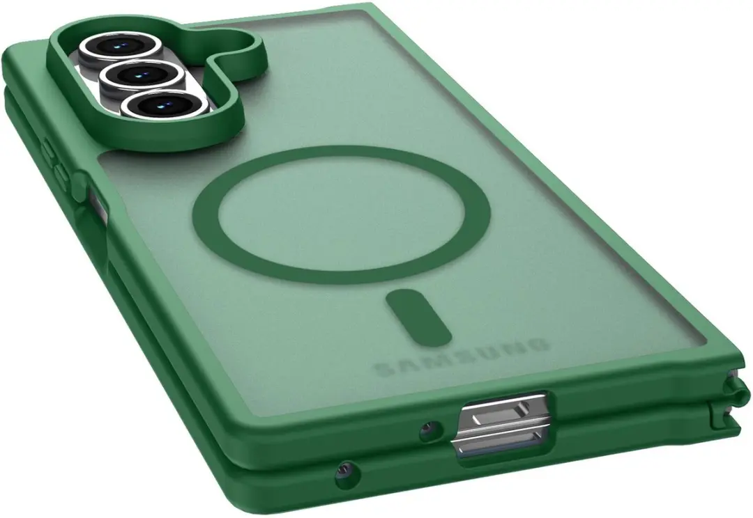 Selected Hoesje Samsung Galaxy Z Fold 7 MagSafe Groen