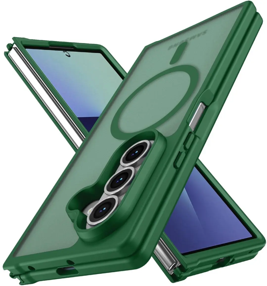 Selected Hoesje Samsung Galaxy Z Fold 7 MagSafe Groen