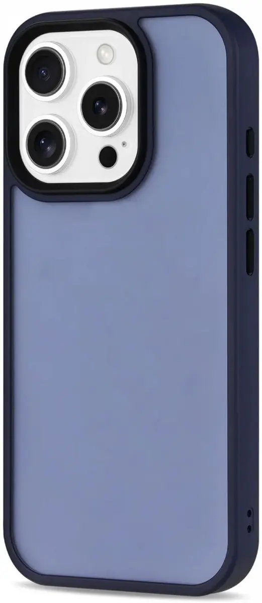 Selected by GSMpunt.nl iPhone 16 Pro Max Hoesje - Blauw Mat