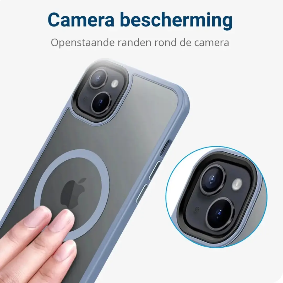 Selected by GSMpunt.nl iPhone 13 Hoesje - Blauw - MagSafe