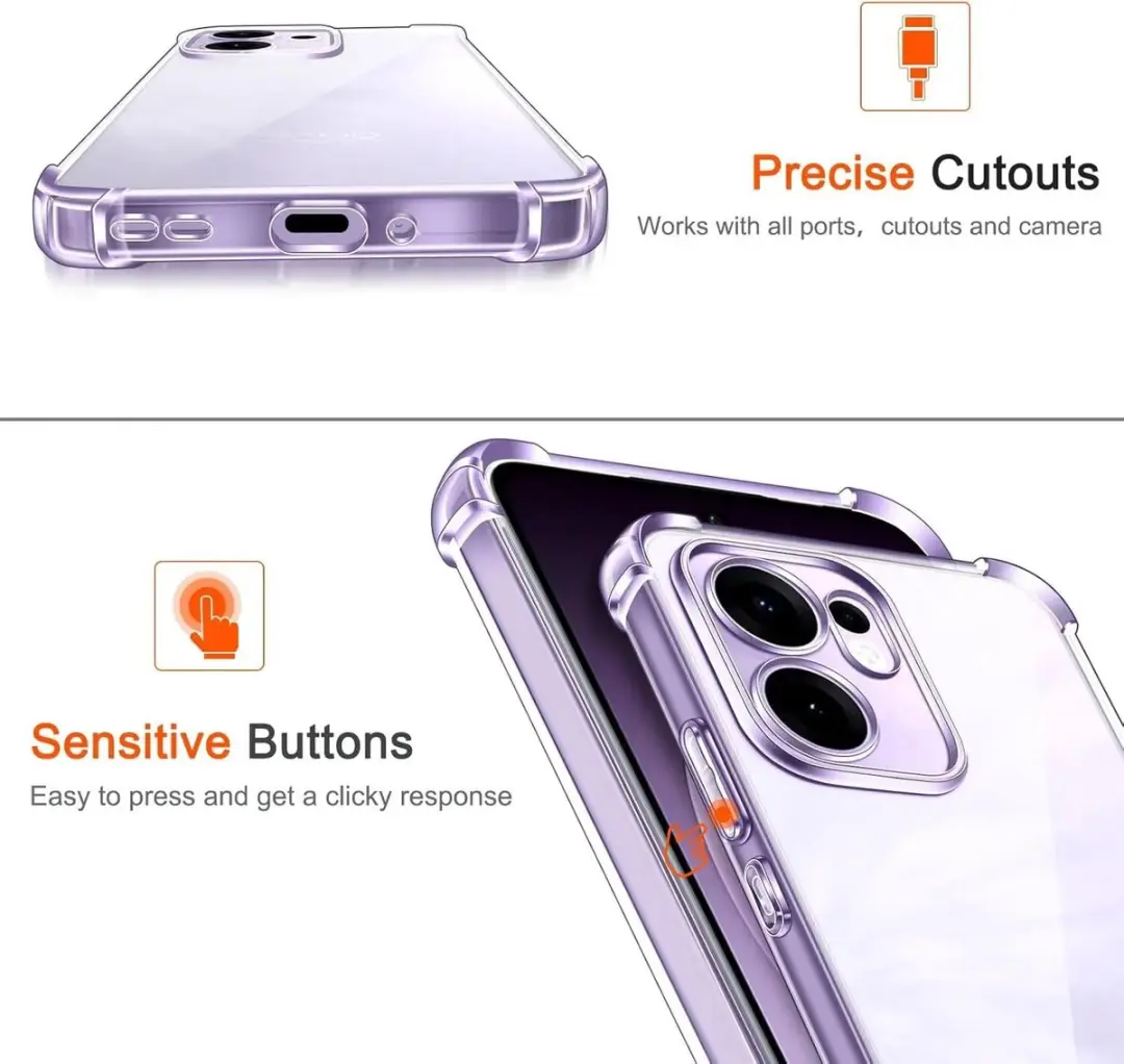 Selected Transparant Hoesje Oppo Reno 13F - Schokbestendig