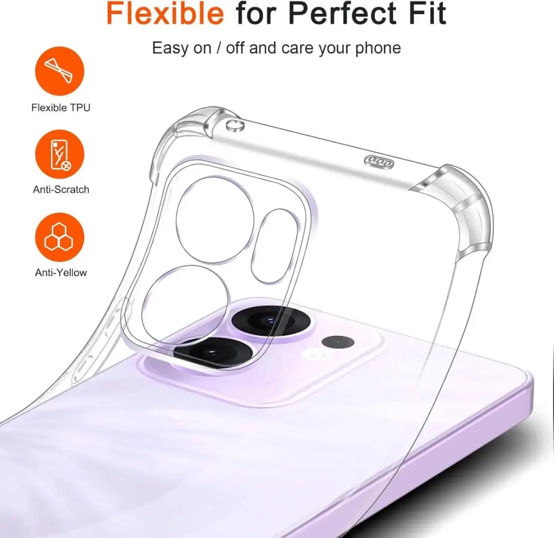 Selected Transparant Hoesje Oppo Reno 13F - Schokbestendig - afbeelding 6 van 6