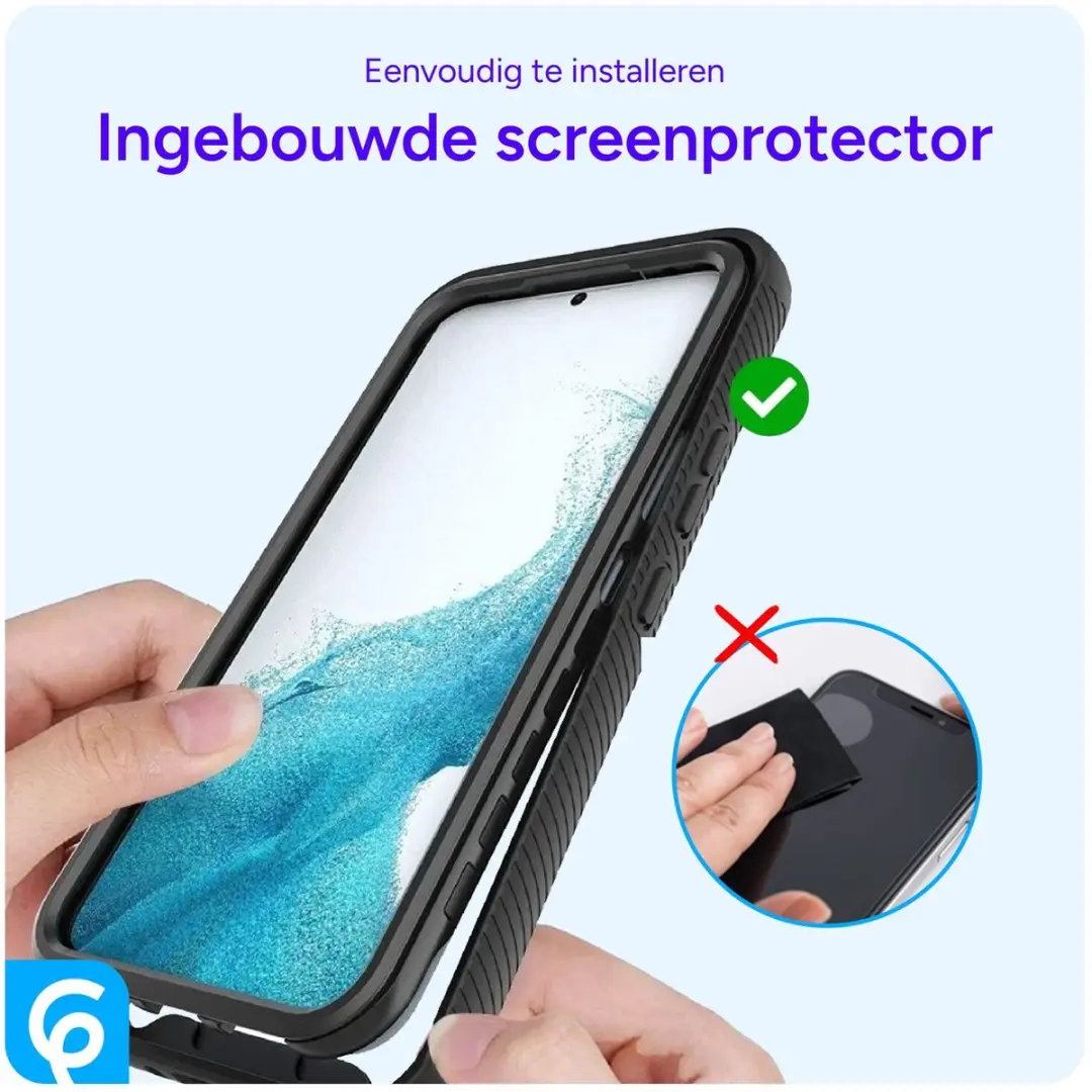 Selected Hoesje Samsung Galaxy A55 - Rood - Full Protect