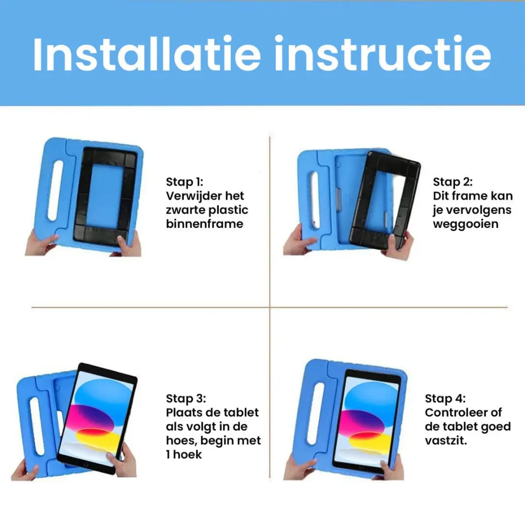 Selected Kinder Tablethoes Lenovo Tab M10 Plus Gen 3 Roze - Shockproof