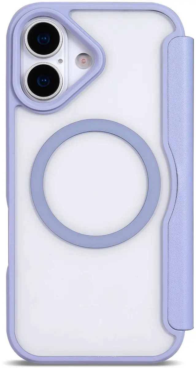 Selected Portemonnee Hoesje iPhone 17 - Paars/Transparant - afbeelding 6 van 6