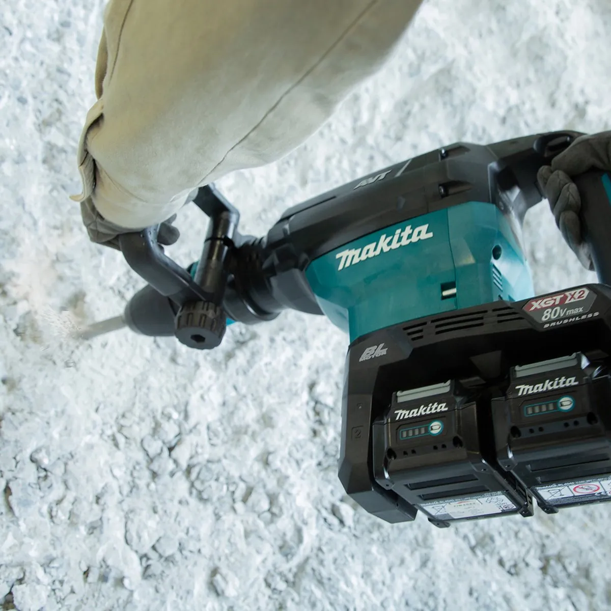 Makita HM002GZ03 Accu Boorhamer - 20.9W - Steen/Beton