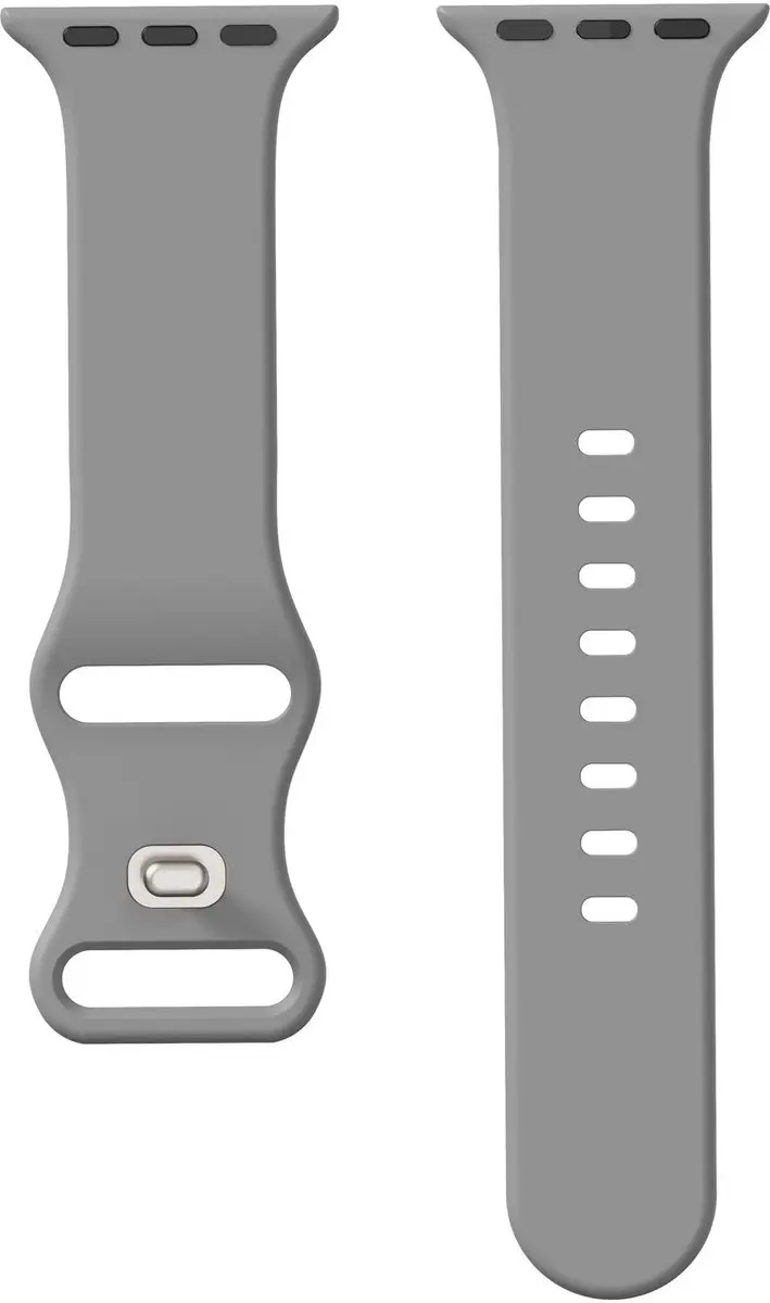 Selected SBG Siliconen Horlogebandje Apple Watch - Grijs - 38/40/42mm