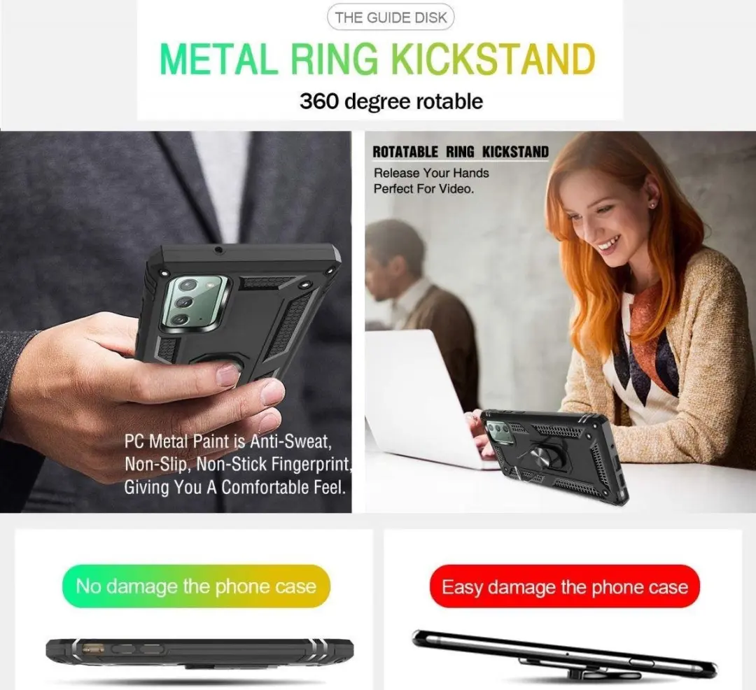 Selected Magnetisch Hoesje Samsung Galaxy Note20 - Zwart