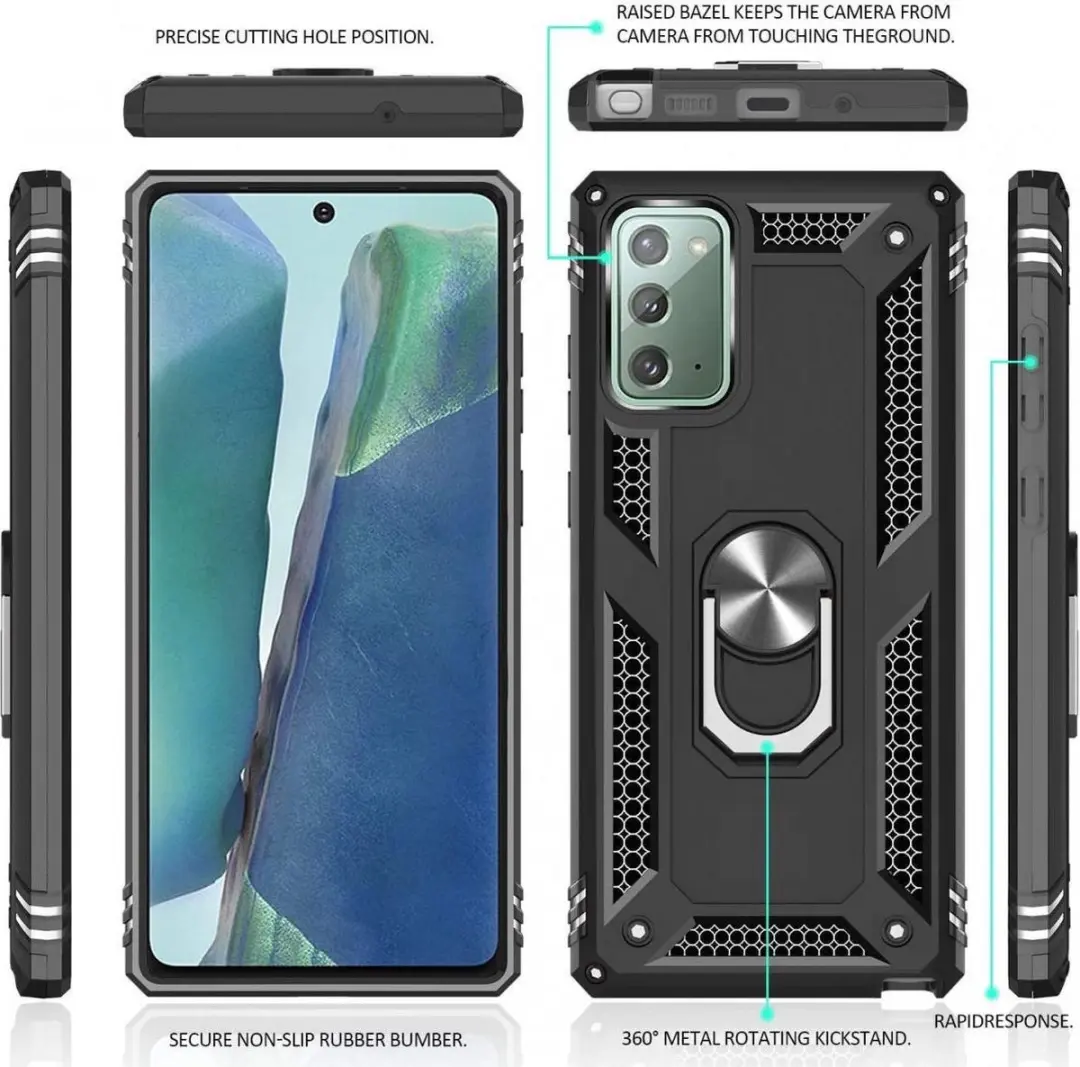 Selected Magnetisch Hoesje Samsung Galaxy Note20 - Zwart