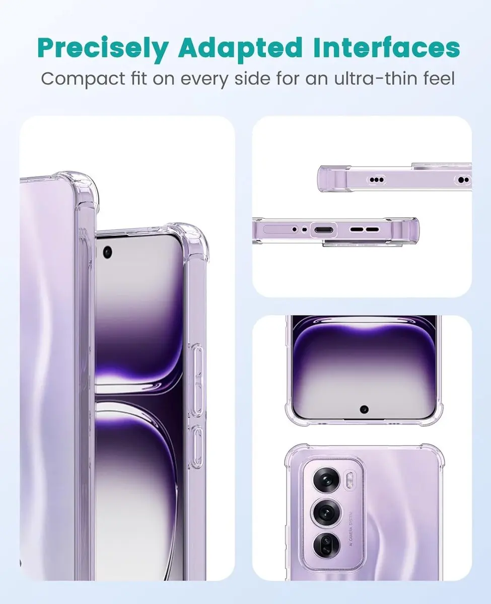 Selected Transparant Hoesje Oppo Reno 12 Pro - Schokbestendig