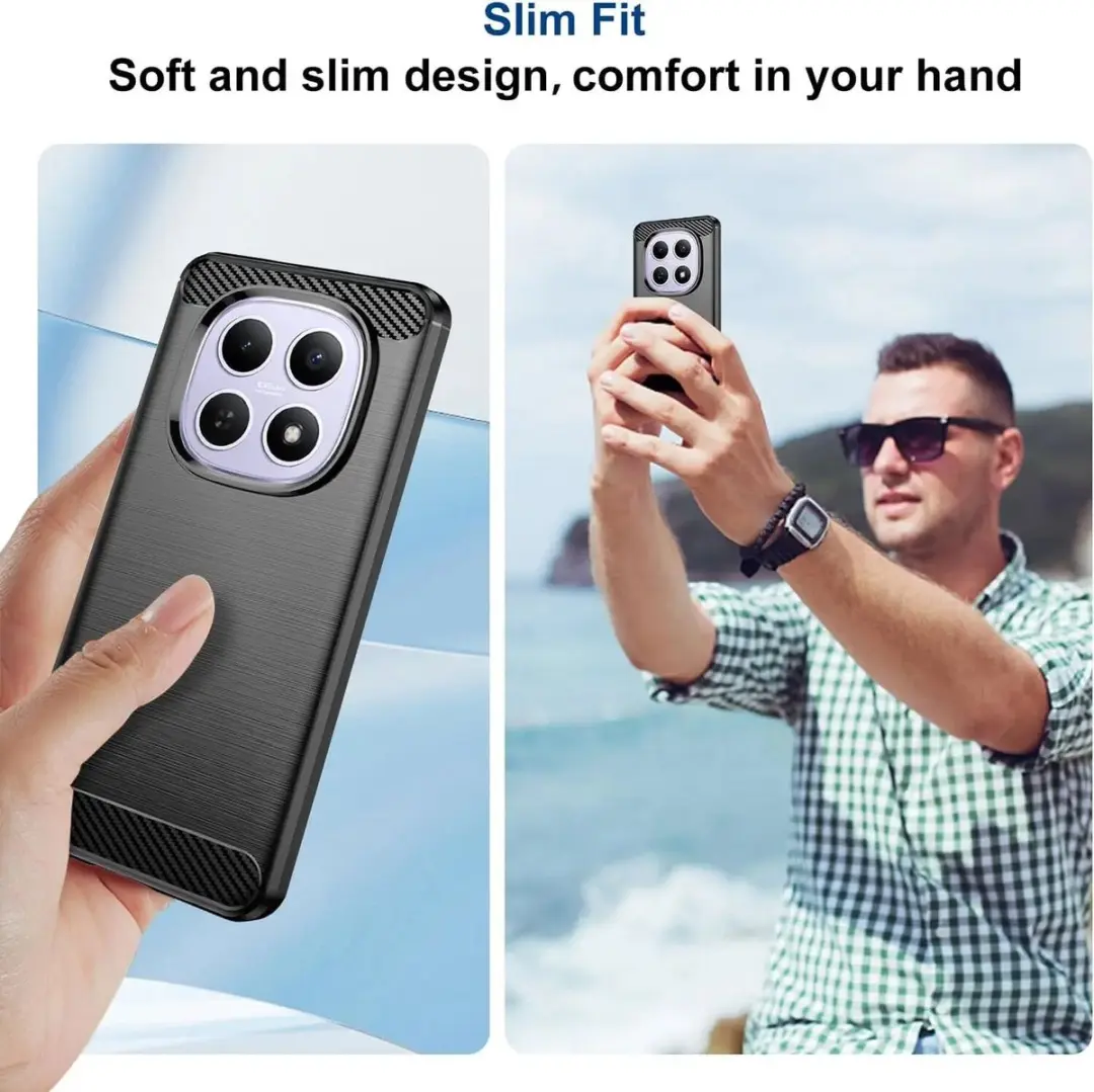 Selected TPU Hoesje Xiaomi Redmi Note 15 4G - Zwart
