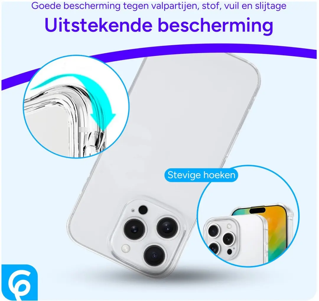 Selected Transparant TPU Hoesje iPhone 16 Pro Max - afbeelding 6 van 6