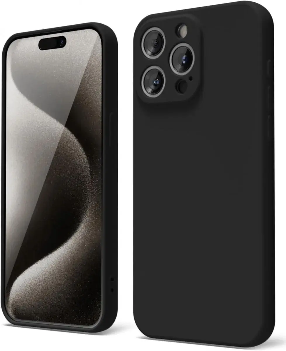 Selected Hoesje iPhone 15 Pro Max TPU Zwart