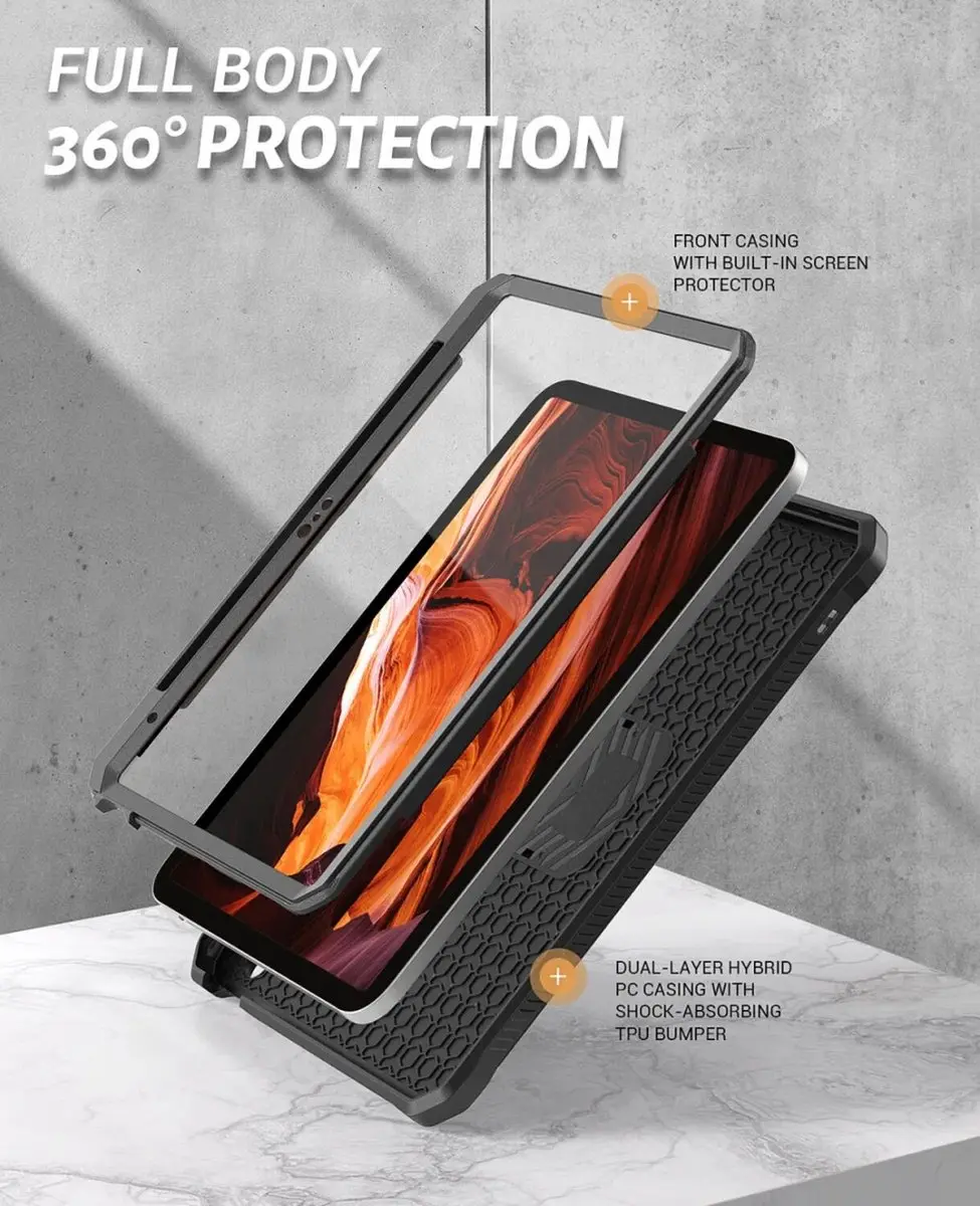 Selected Full Protect Cover iPad Air 10.9 Hoes - Zwart