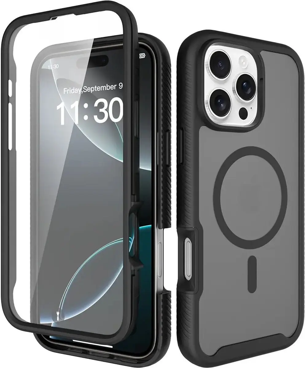 Selected iPhone 16 Pro Max Hoesje Matte Zwart