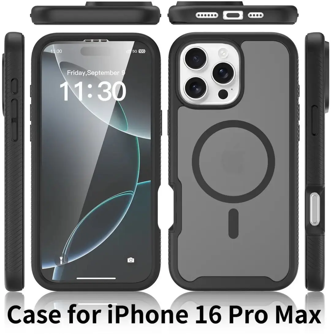 Selected iPhone 16 Pro Max Hoesje Matte Zwart - MagSafe - afbeelding 6 van 6