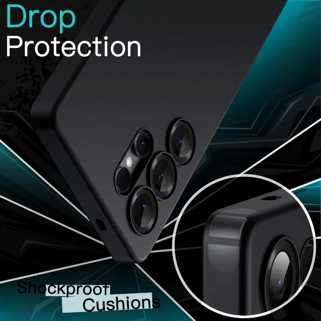Selected Zwart Dun TPU Hoesje Samsung Galaxy S25 Ultra - afbeelding 6 van 6