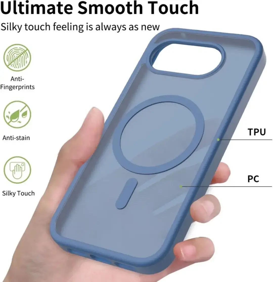 Selected by GSMpunt.nl Google Pixel 10a Hybrid Back Cover - Blauw