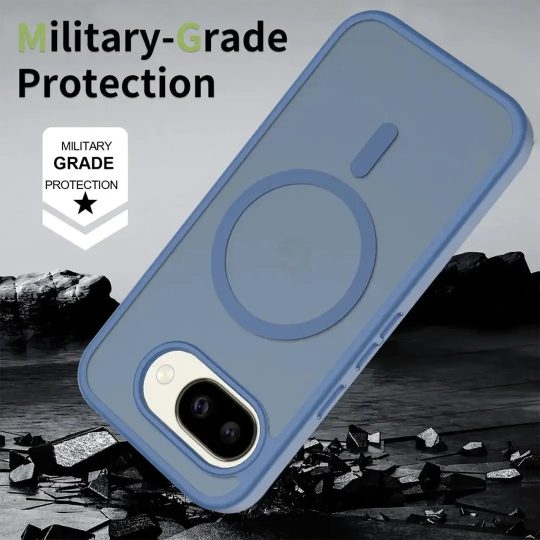 Selected by GSMpunt.nl Google Pixel 10a Hybrid Back Cover - Blauw