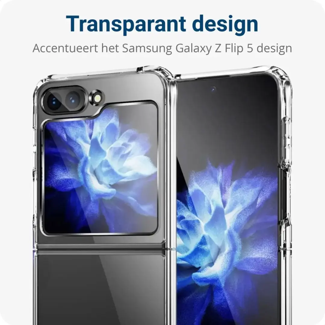 Selected Transparant TPU Hoesje Samsung Galaxy Z Flip 5