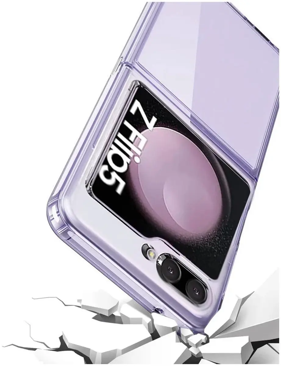 Selected Transparant TPU Hoesje Samsung Galaxy Z Flip 5