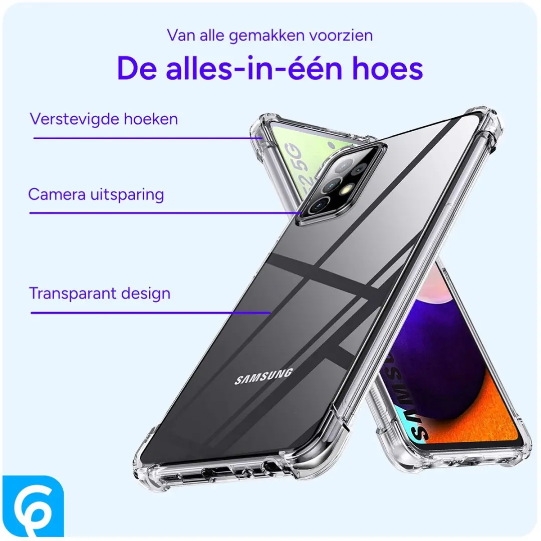 Selected Schokbestendig Hoesje Samsung Galaxy A52 - Transparant D1000113