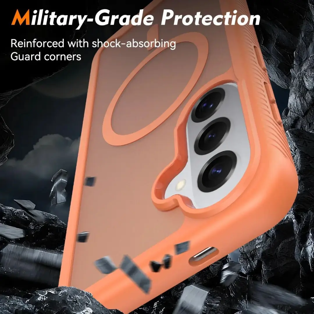 Selected Hoesje Samsung Galaxy S26 Plus Matte Oranje - MagSafe