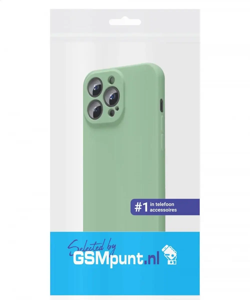 Selected by GSMpunt.nl iPhone 13 Pro Max Hoesje Groen - Dun TPU