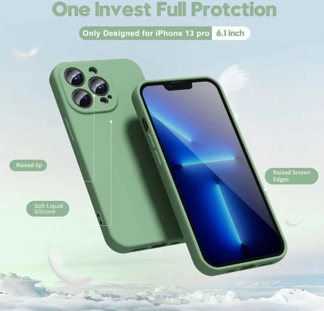 Selected by GSMpunt.nl iPhone 13 Pro Max Hoesje Groen - Dun TPU