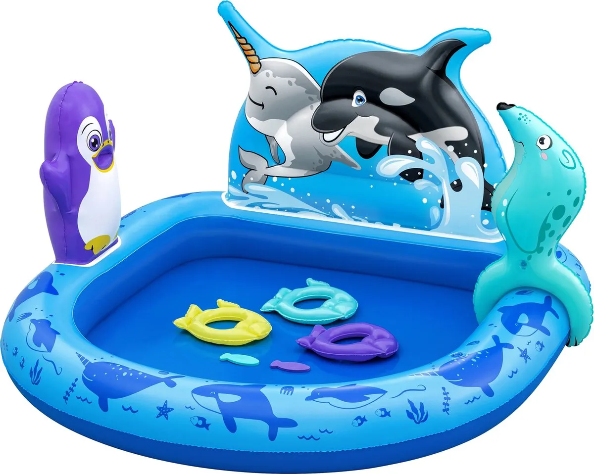 Bestway Polar Pals Opblaasbaar Waterspeelcentrum 130cm