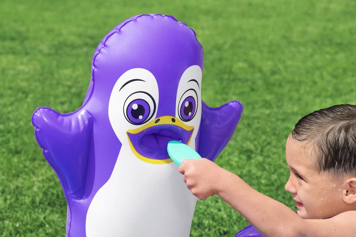 Bestway Polar Pals Opblaasbaar Waterspeelcentrum 130cm - Blauw