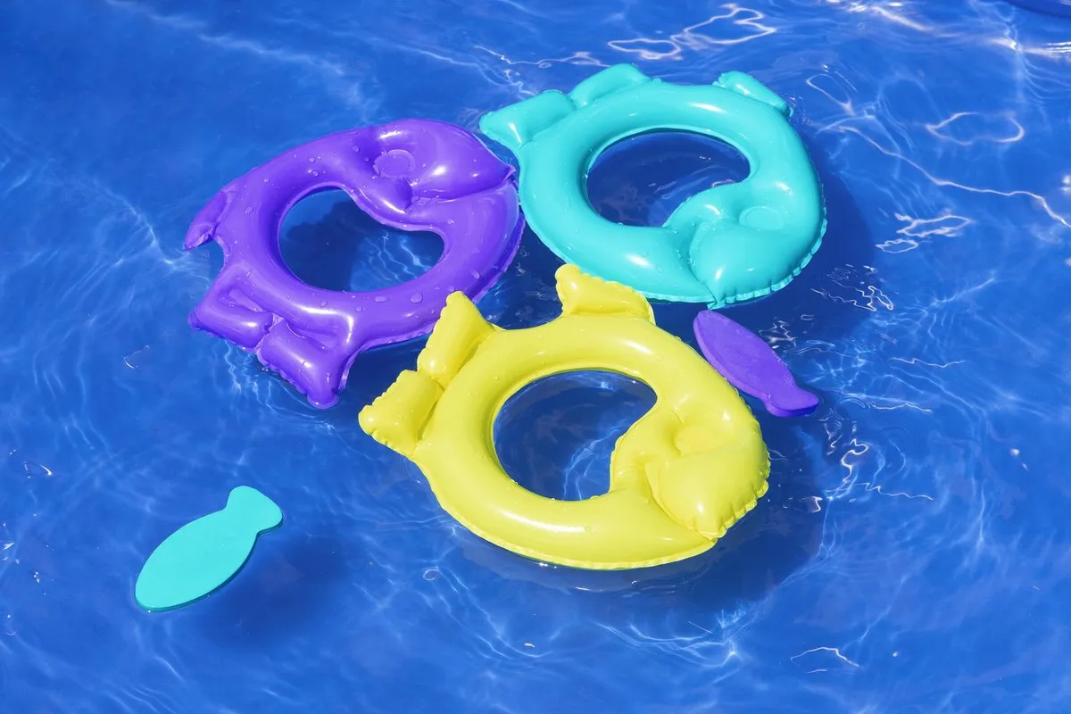 Bestway Polar Pals Opblaasbaar Waterspeelcentrum 130cm - Blauw - afbeelding 6 van 6