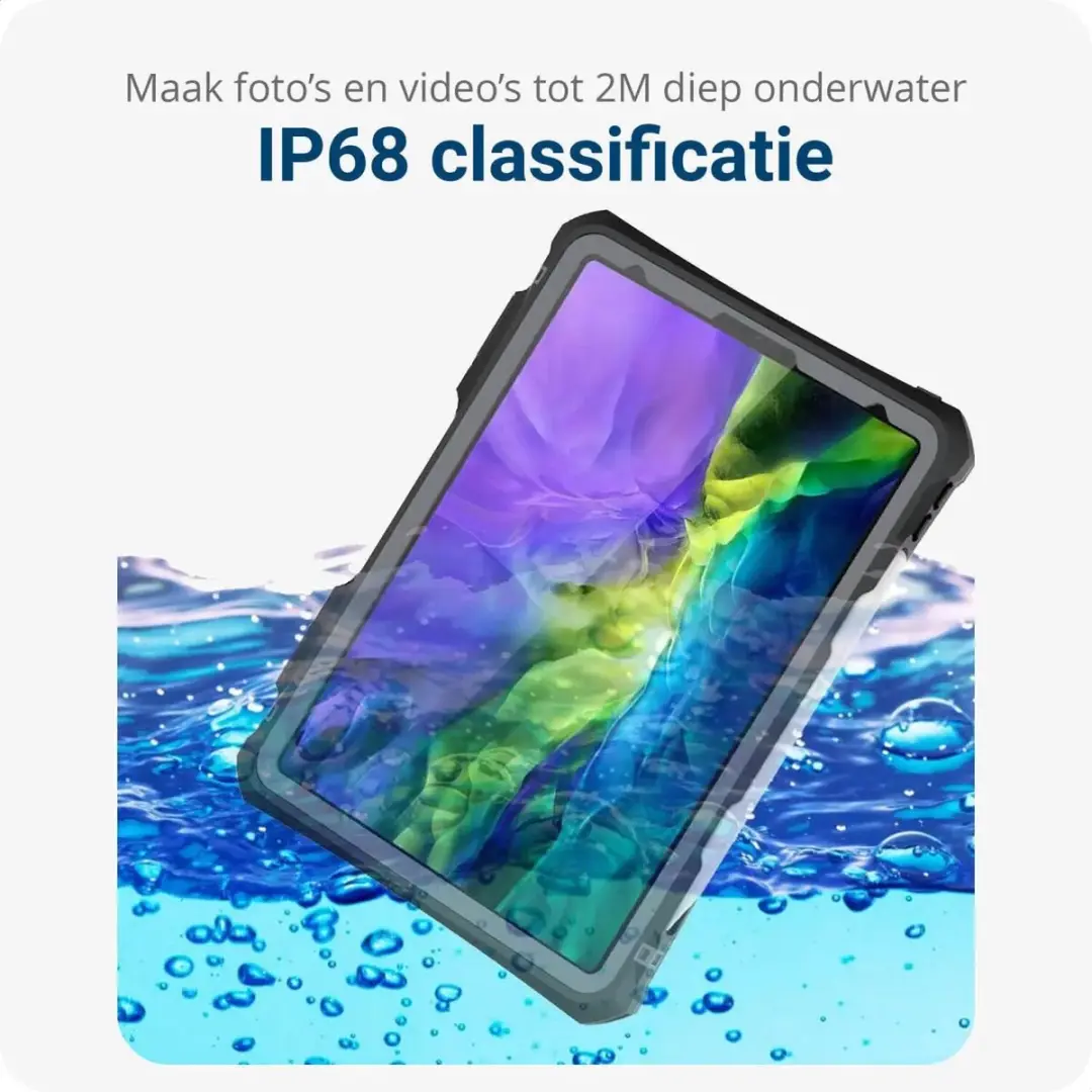 Selected Full Protect Cover iPad Pro 11 (2018) - IP68 - Zwart