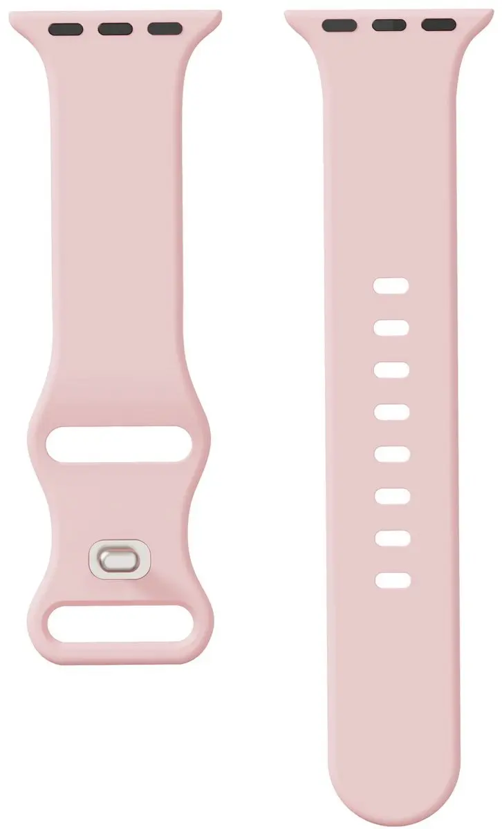 Selected SBG Siliconen Bandje Apple Watch Ultra 3 49mm - Licht Roze