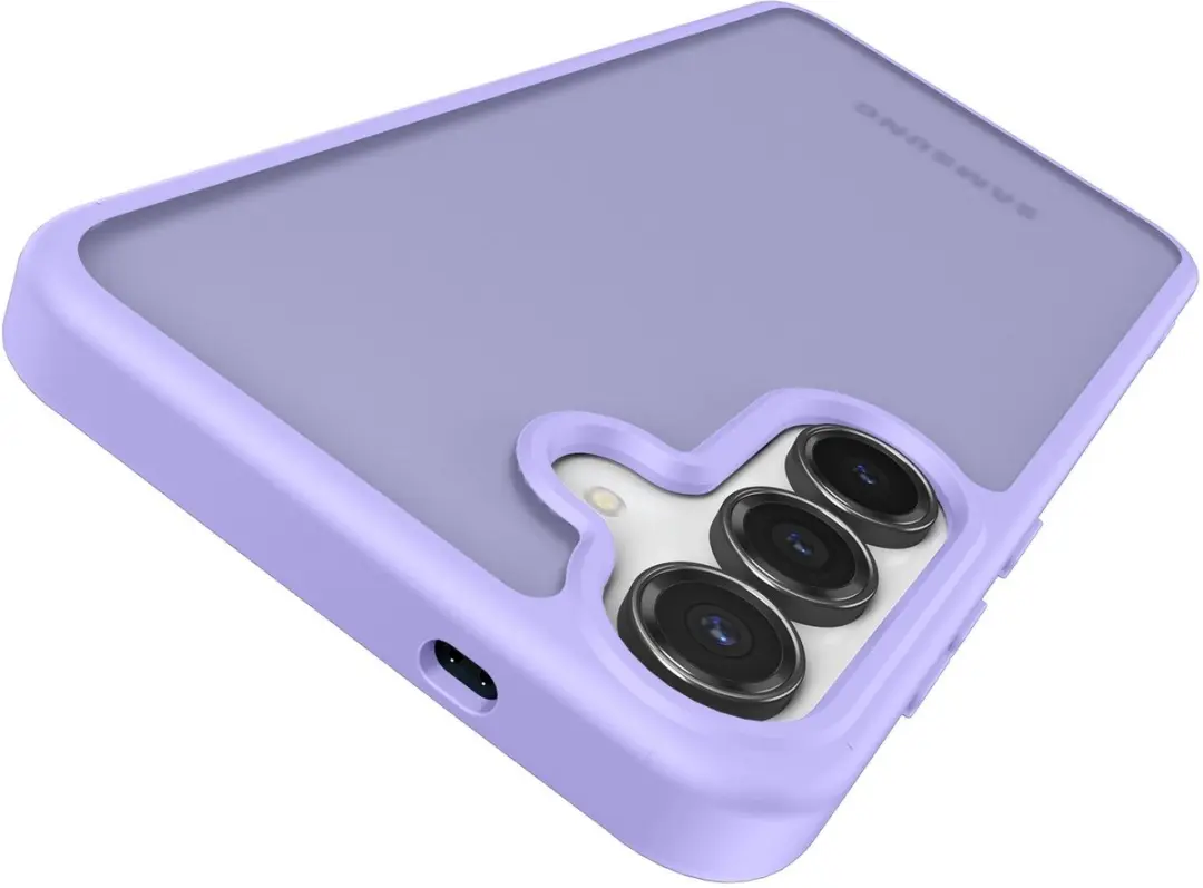 Selected Hoesje Samsung Galaxy S25 FE - Paarse Matte Back Cover