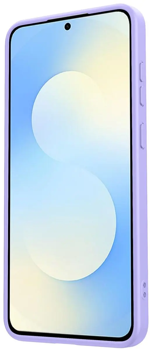 Selected Hoesje Samsung Galaxy S25 FE - Paarse Matte Back Cover