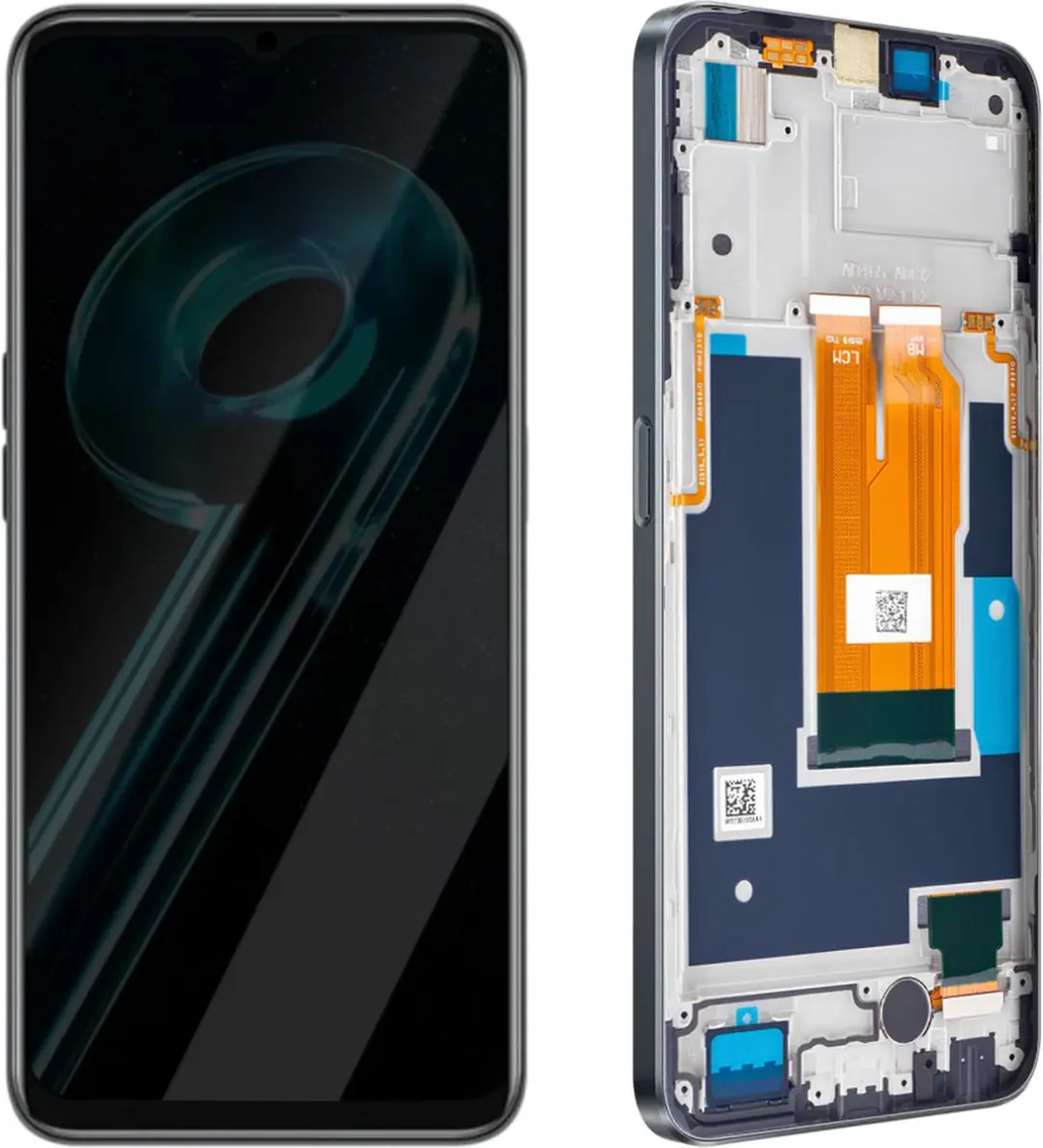 Realme 9i 5G Schermset - LCD + Touch + Chassis Zwart