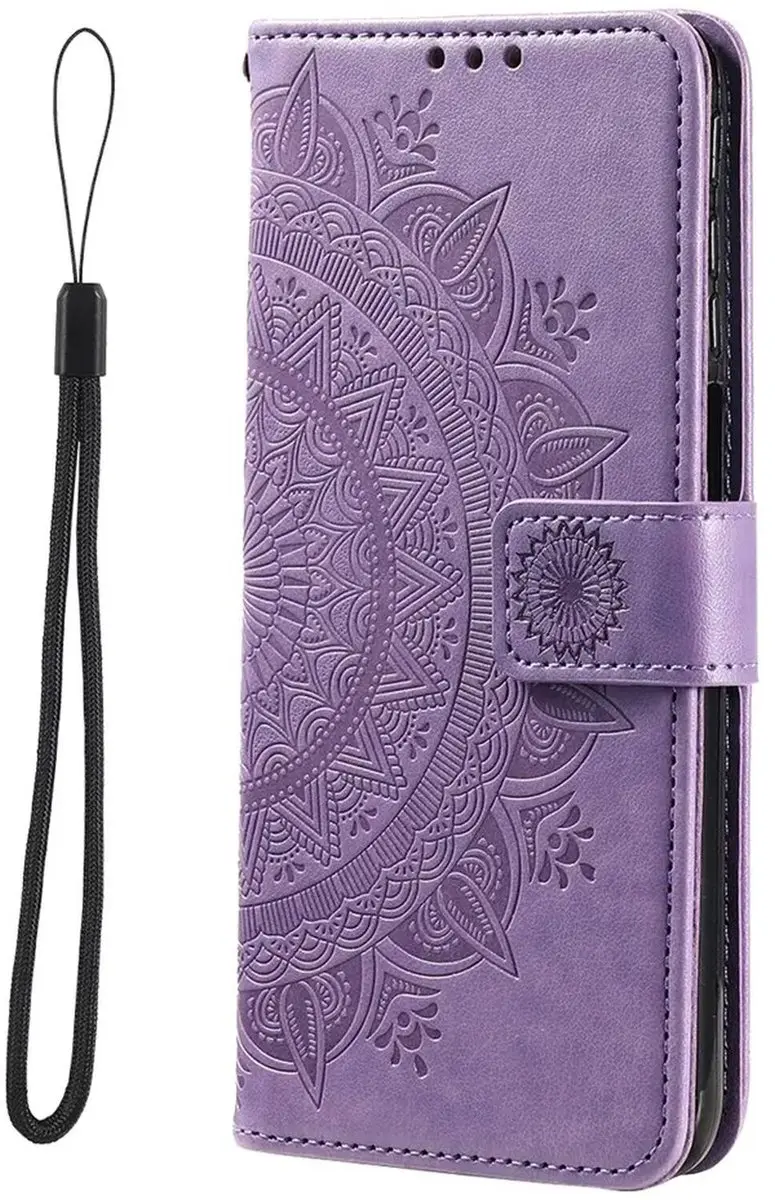 Selected Hoesje Google Pixel 10a Mandala Book Case - Paars