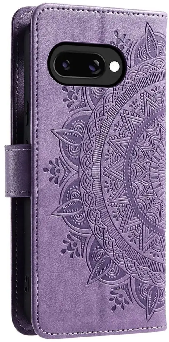 Selected Hoesje Google Pixel 10a Mandala Book Case - Paars