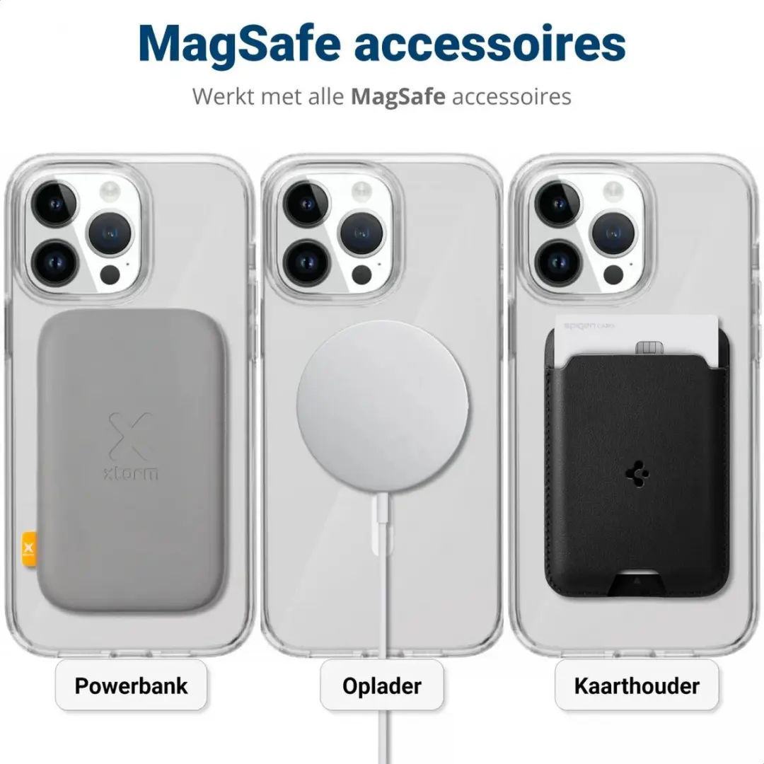 Selected Transparant TPU Hoesje iPhone 15 Pro - MagSafe - afbeelding 6 van 6