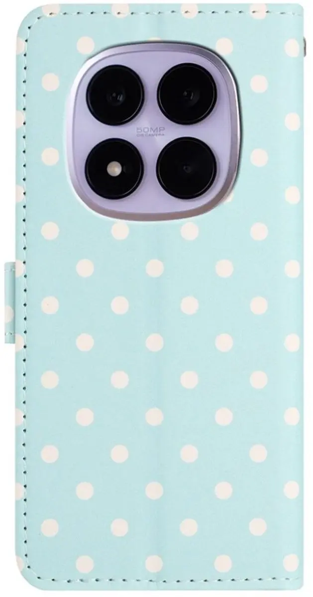 Selected Hoesje Xiaomi Redmi Note 15 Pro 5G - 3 Pasjes Blauw